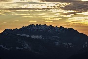 89 Dal Passo di Grialeggio tramonto in Resegone